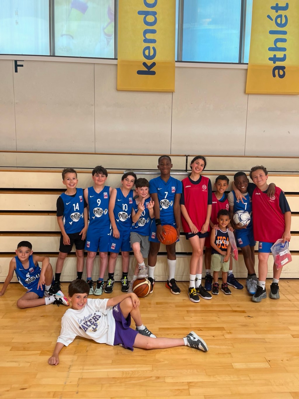 Les jeunes à la Fête Nationale du Mini&nbsp;Basket